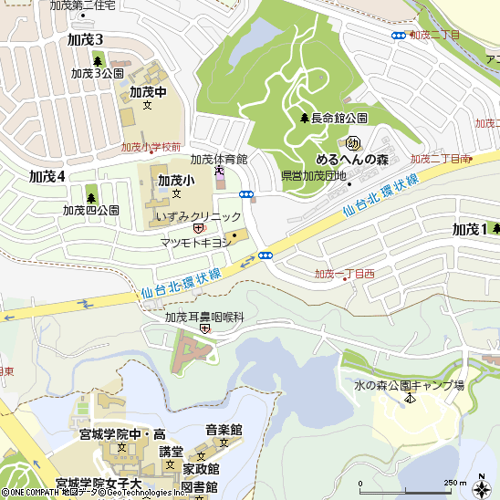 加茂出張所（長命ヶ丘支店内にて営業）付近の地図